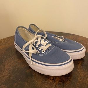 Vans - classic Blue lace up - size 6 women’s